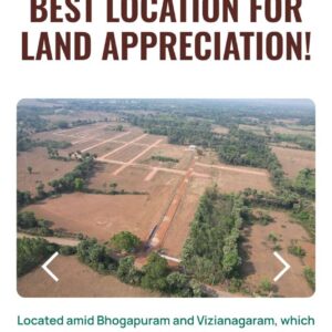 Commercial lands in Vizianagaram & Bhogapuram for sale.