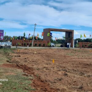 Gated community plots in Vizianagaram with modern amenities and secure living